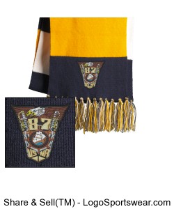 87Crest fan scarf Design Zoom