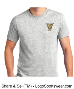 Blumenberg art. Salty T-shirt.   Gold Class Crest on front; Tecumseh on the back. Design Zoom